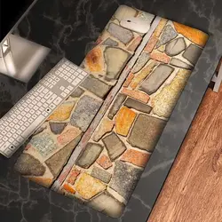 موس پد طرح زیبای سنگ چین دیوار