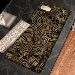 موس پد طرح نقوش دایره ای طلایی