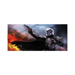 موس پد مدل ماندالورین و بچه یودا