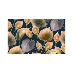 پادری طرح گل مدل نقاشی برگ های زیبا