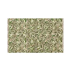 پادری طرح گل مدل شاخه برگ سبز