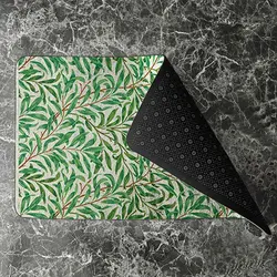 پادری طرح گل مدل شاخه برگ سبز