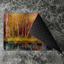پادری طرح گل مدل پاییز زیبای دریاچه