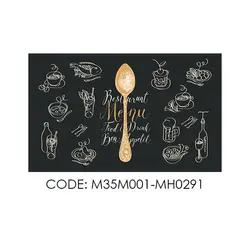 پادری آشپزخانه مدل قاشق لاکچری طلایی