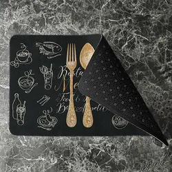 پادری آشپزخانه مدل قاشق و چنگال لاکچری طلایی