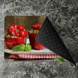 پادری آشپزخانه مدل فلفل دلمه قرمز شکم پر