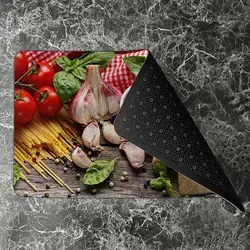 پادری آشپزخانه مدل سیر و زیتون