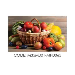 پادری آشپزخانه مدل سبد سبزیجات تازه