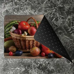 پادری آشپزخانه مدل سبد سبزیجات تازه