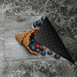 پادری آشپزخانه مدل دانه های تمشک آبی