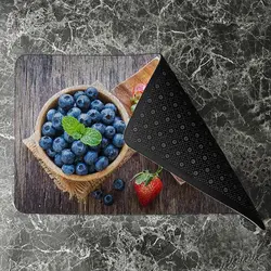 پادری آشپزخانه مدل ظرف تمشک و توت فرنگی 1