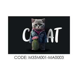 پادری حیوانات مدل گربه و کاکتوس