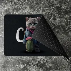 پادری حیوانات مدل گربه و کاکتوس