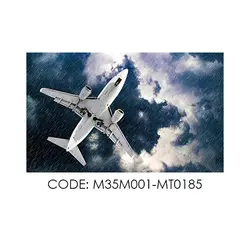 پادری نوجوان مدل هواپیمای مسافربری