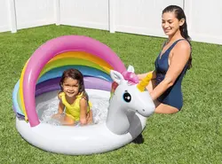 استخر بادی اسب تک شاخ اینتکس (intex) طول 1.27 کد 57113