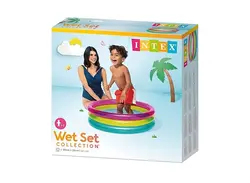 استخر رنگی کف بادی برند intex قطر 86 کد 57107