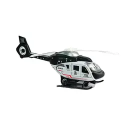 هلیکوپتر فلزی عقب کش چراغدار موزیکال