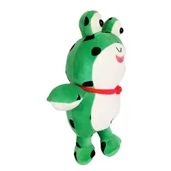 عروسک قورباغه نانو دستمال به گردن 35 سانتی