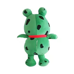 عروسک قورباغه نانو دستمال به گردن 35 سانتی