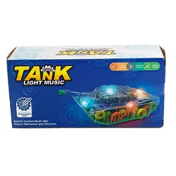 اسباب بازی تانک چرخ دنده موزیکال