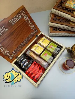 جعبه تنقلات 7 خانه خاتم لوکس