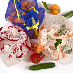 کیسه تره باری مانیز - پارچه توری-maniz mesh-bags-for-vegetables