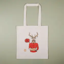 ساک پارچه ای مانیز طرح حیوانات_maniz tote-bag-animals
