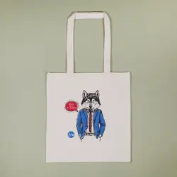 ساک پارچه ای مانیز طرح حیوانات_maniz tote-bag-animals