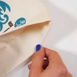 ساک پارچه ای مانیز _طرح حنا-maniz tote-bag