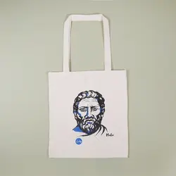 ساک پارچه ای مانیز -طرح مشاهیر_ maniz tote-bag