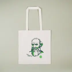 ساک پارچه ای مانیز -طرح مشاهیر_ maniz tote-bag