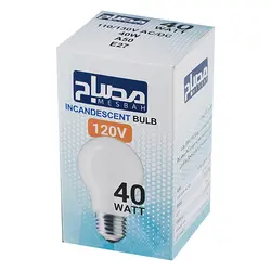 لامپ یخچال و فریزر 120 ولت 40 وات مصباح مدل A50 پایه E27