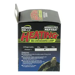 لامپ یووی بی مخصوص حیوانات و خزندگان (تراریوم) 50 وات نوموی پت (NOMOY PET) مدل UVB 3.0% کد ND-11 پایه معمولی (E27)