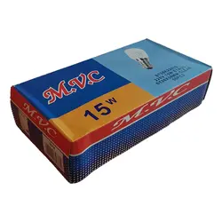 لامپ یخچال و فریزر 220 ولت 15 وات ام وی سی کد MVC/15W پایه شمعی (E14)