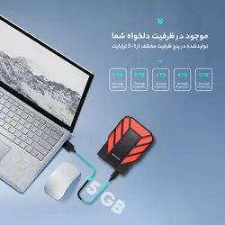 هارد اکسترنال ای دیتا مدل ADATA HD710 Pro ظرفیت 1 ترابایت
