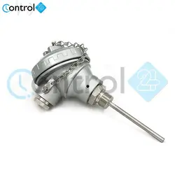 سنسور دما PT100 5CM هددار JUMO طول غلاف ۵ سانت