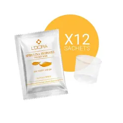 ماسک پودری اسپیرولینا هیدروژلی حاوی سفیده تخم مرغ و کیوتن (کنترل کننده چربی) هربال 12 عددی
