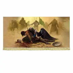 کتیبه مخمل نقاشی شهادت حضرت علی اکبر (ع)
