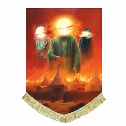 پرچم نقاشی واقعه عاشورا