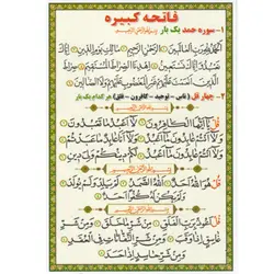 دعا کارتی فاتحه کبیره