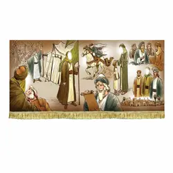 پرچم پرده خوانی حضرت حبیب بن مظاهر (ع)