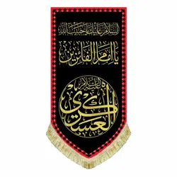کتیبه مخمل شهادت امام حسن عسکری طرح حرم