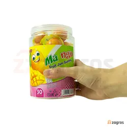 پاستیل با مغز ژله میوه ای Roz با طعم انبه بسته 30 عددی