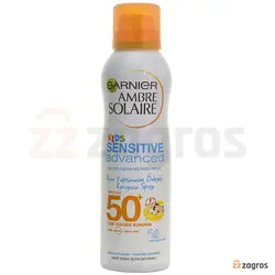 اسپری ضد آفتاب کودک و دافع شن و ماسه گارنیر SPF 50+ حجم 200 میل