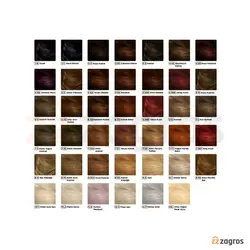 کیت رنگ مو شاه بلوط طلایی پلت Deluxe مدل Yogun Renkler شماره 5.680