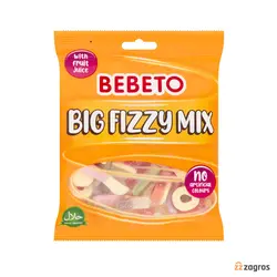 پاستیل ببتو مدل Big Fizzy Mix وزن 130 گرم