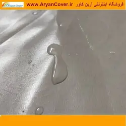 پارچه برزنت سبک آبگریز رنگ طوسی عرض 160