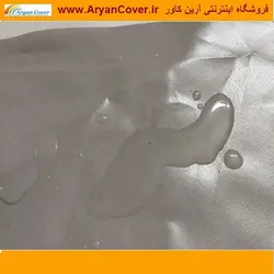 پارچه برزنت سبک آبگریز رنگ طوسی عرض 160