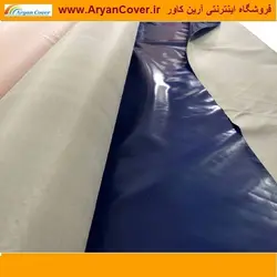 پارچه برزنت ون VAN ضد آب رنگ آبی عرض 160