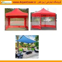 پارچه برزنت ون VAN ضد آب رنگ مشکی عرض 160